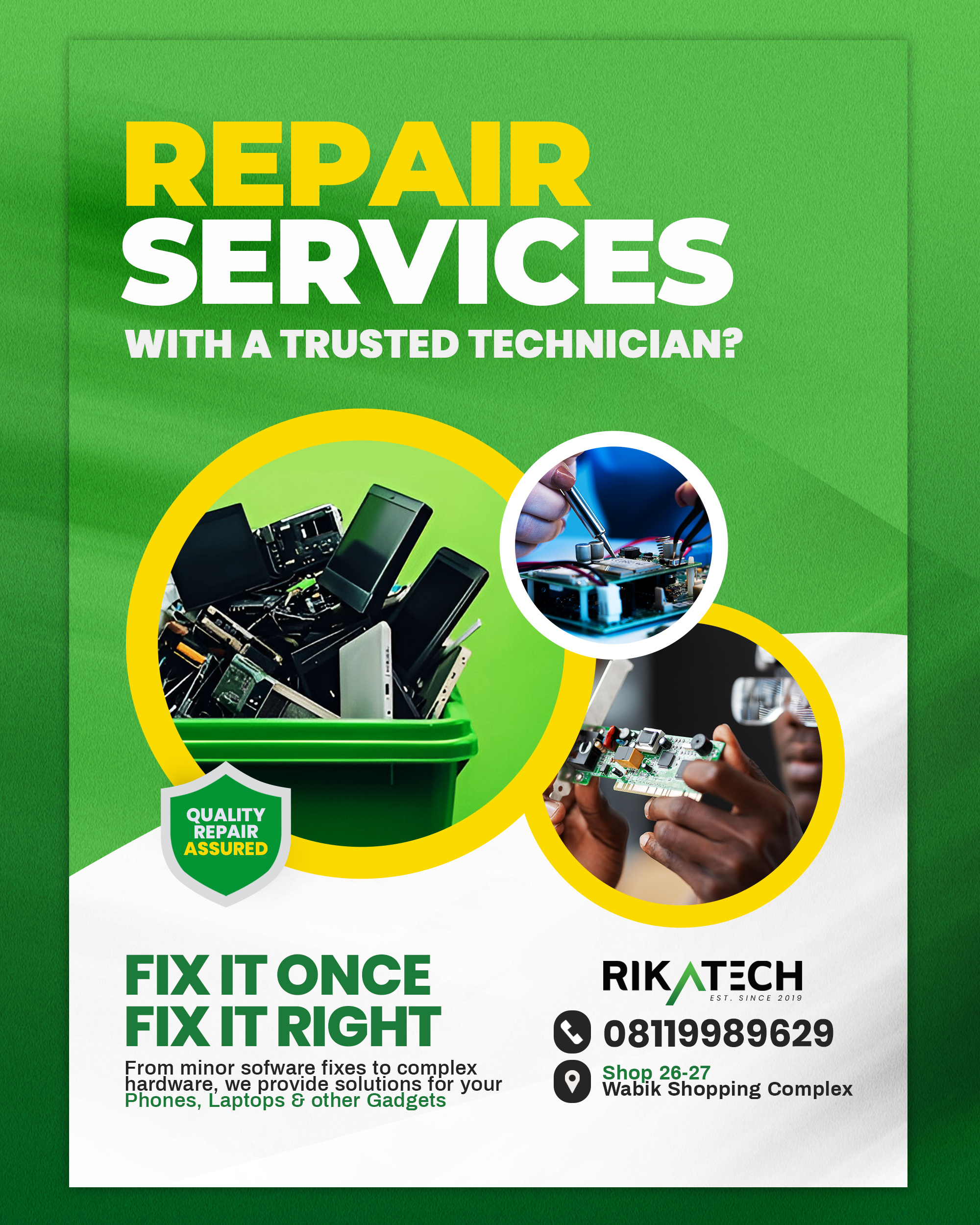 Phone and Gadget Repair